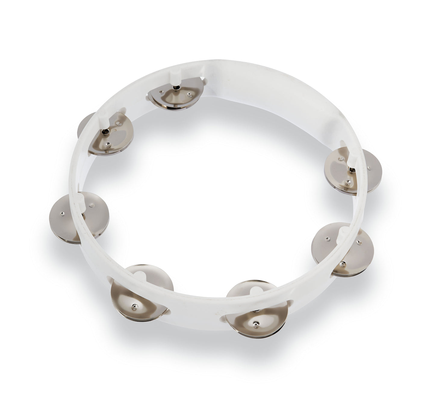 LP LPA182 Aspire 8 - inch White Tambourine with Steel Jingle