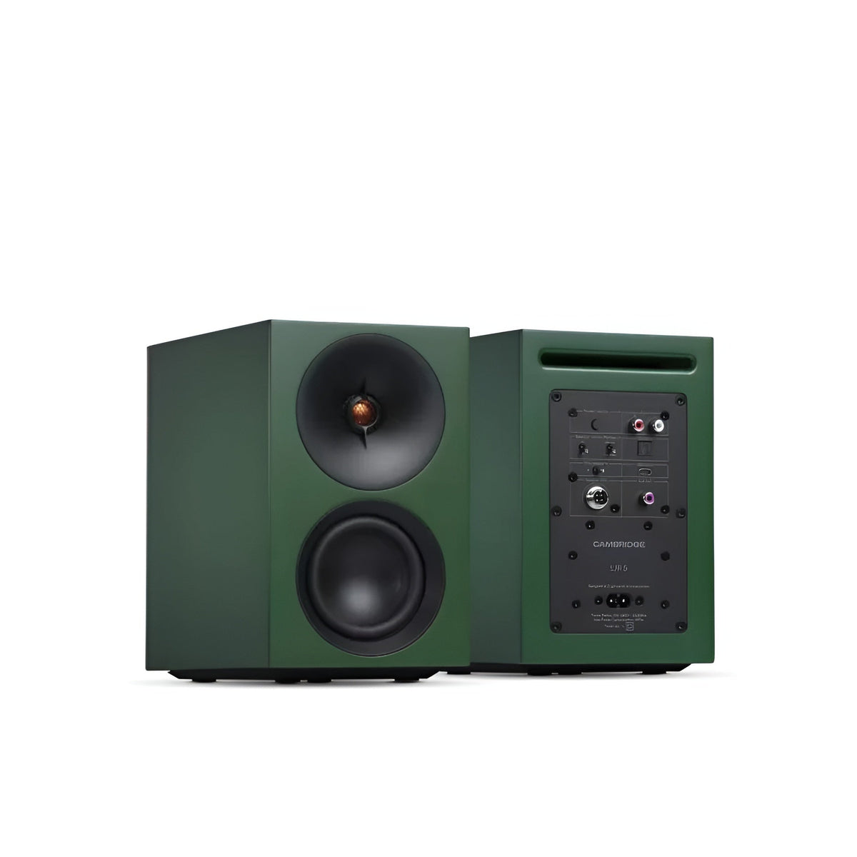 Cambridge Audio L/R S Powered Stereo Speakers, Pair, Green