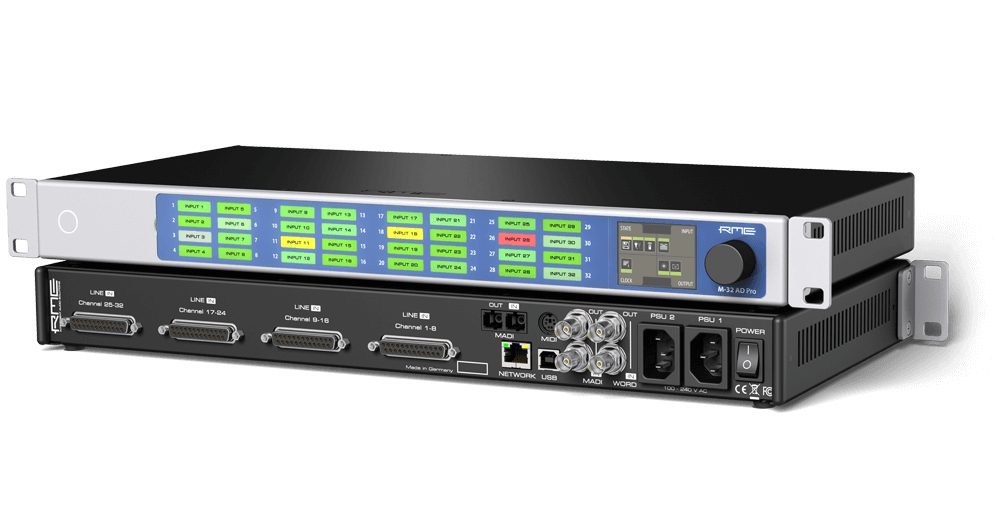 RME 12Mic 12-Channel AVB Microphone Preamp, product image