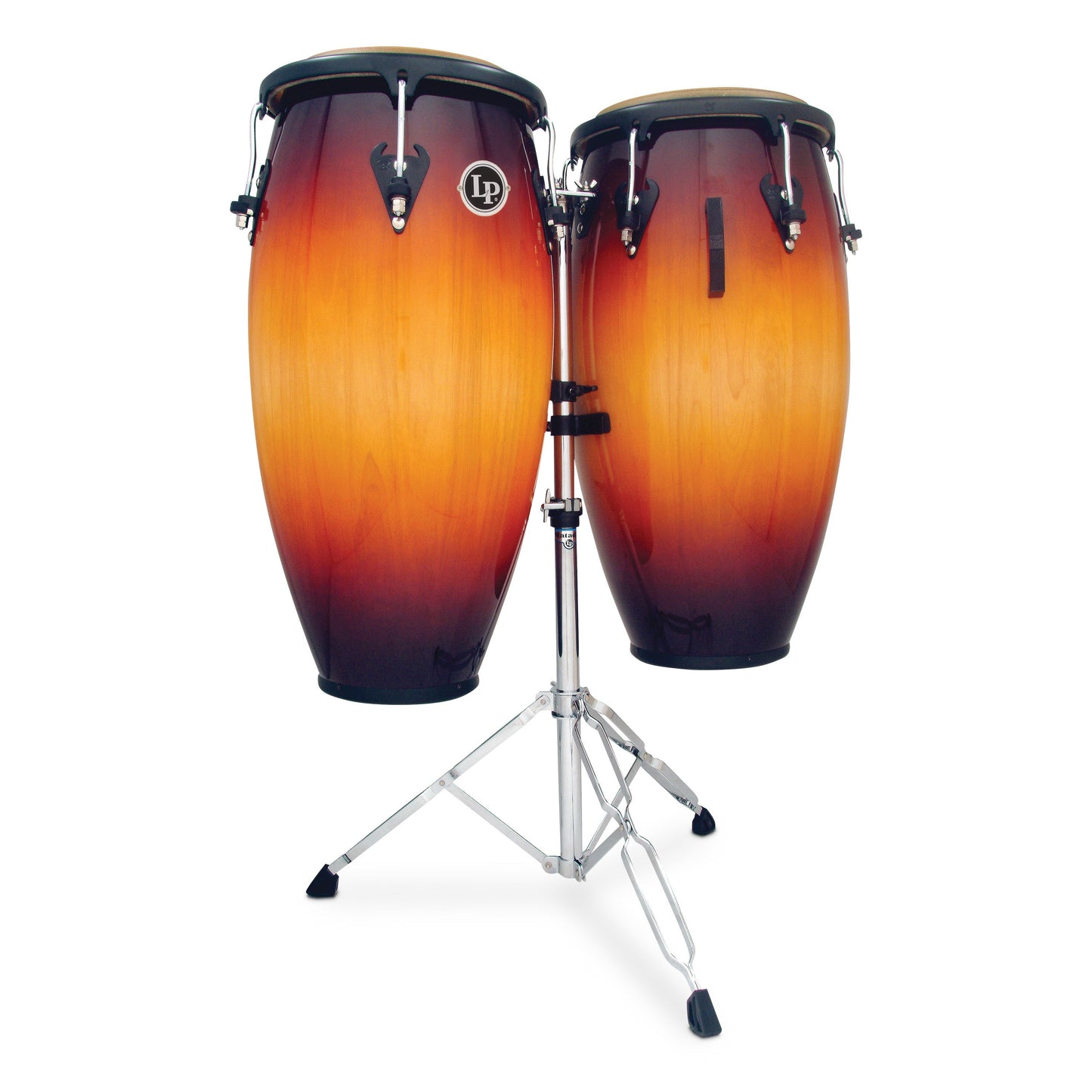 LP Matador Custom 10 - inch and 11 - inch Conga Set with Double Stand - Vintage Sunburst