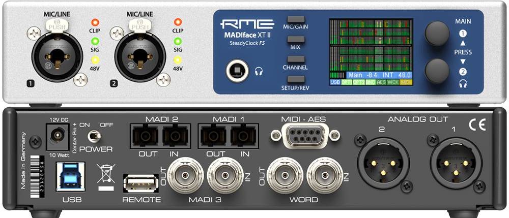 RME MADIface XT II 394-Channel USB 3 MADI Interface, product image