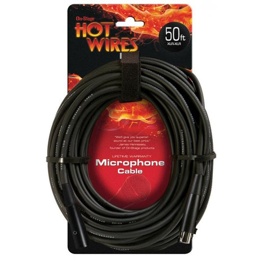 On-Stage Mic Cable (50', XLR-XLR)