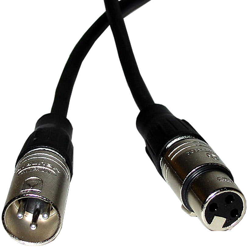 CBI MLN Performer Series microphone cable Neutrik XLR male and female connectors