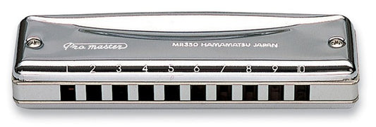 Suzuki MR-350-C Promaster Harmonica - Key of C - front view