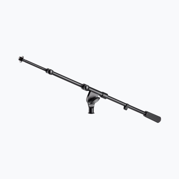 On-Stage Telescoping Mic Boom with Dual Mic Capability