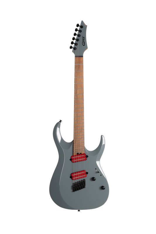 Cort X700 Mutility II Electric Guitar Tactical Gray - front view
