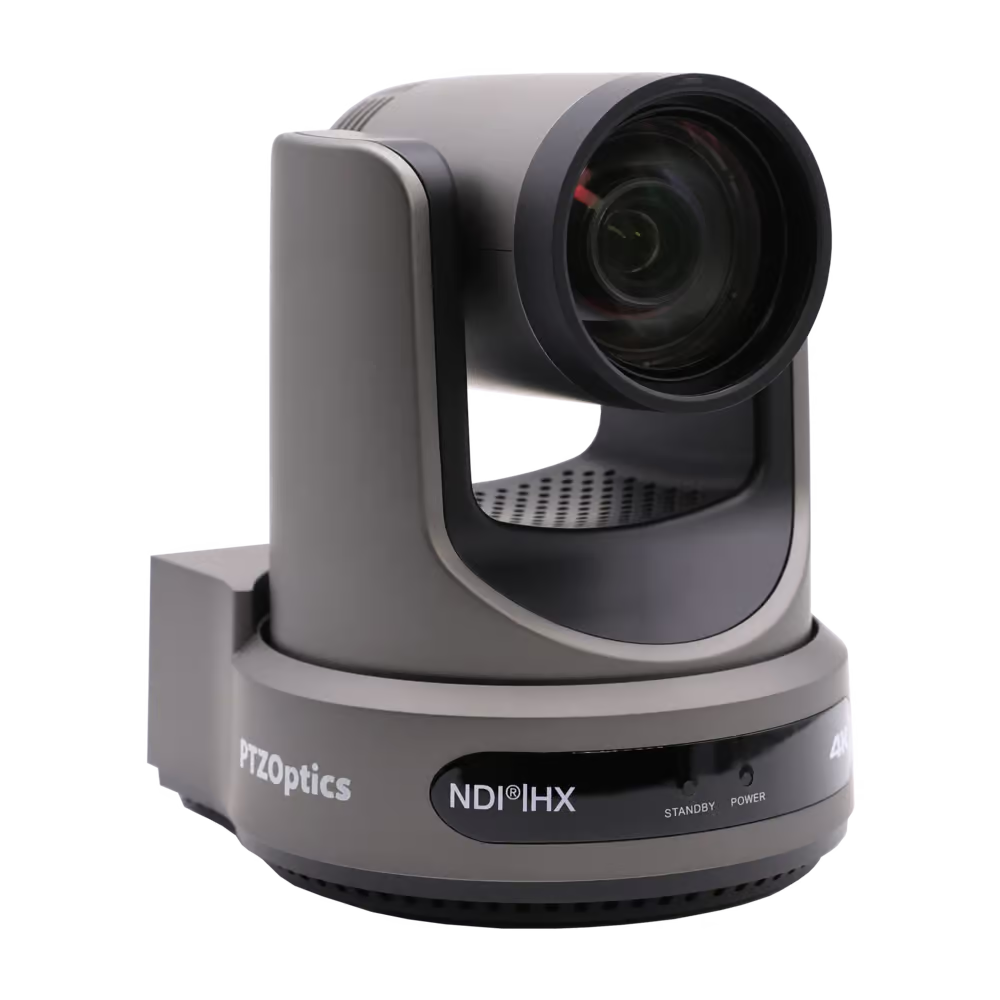 PTZOptics Move 4K SDI/HDMI/USB/IP PTZ Camera with 30x Optical Zoom (Gray)