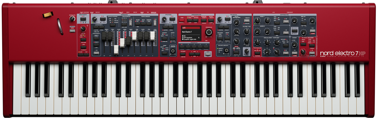 Nord Electro 7 rear view