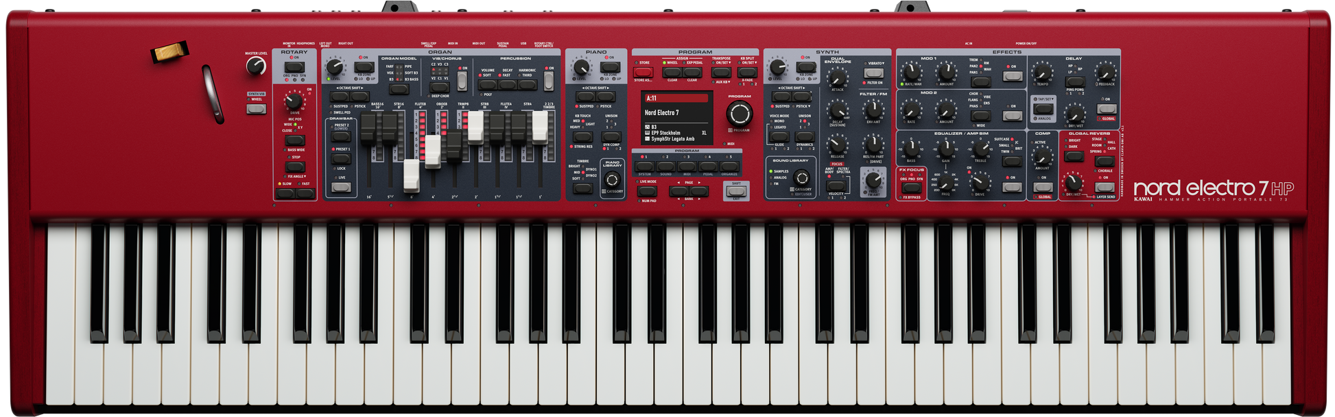 Nord Electro 7 rear view