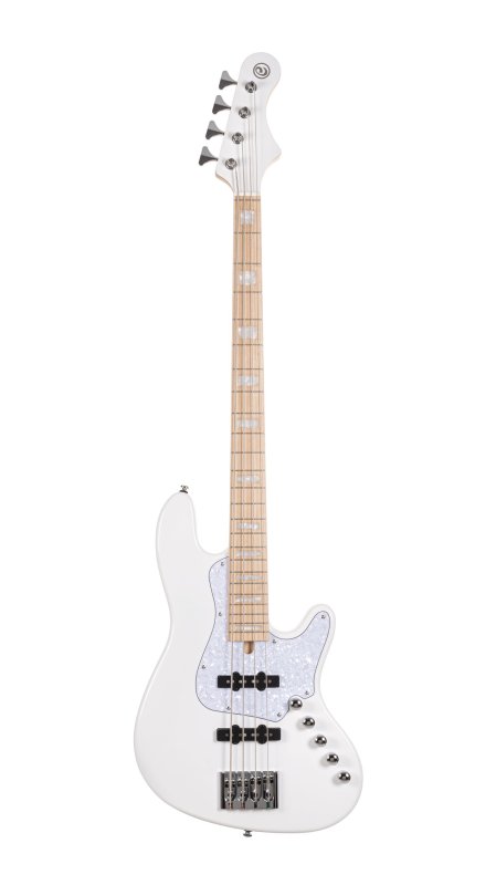 Cort Elrick NJS4 Bass White - front view