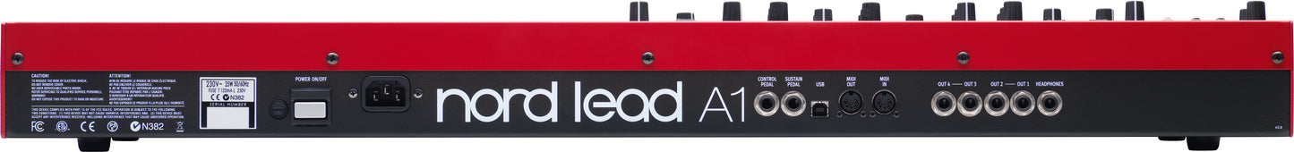 Nord Lead A1 rear view