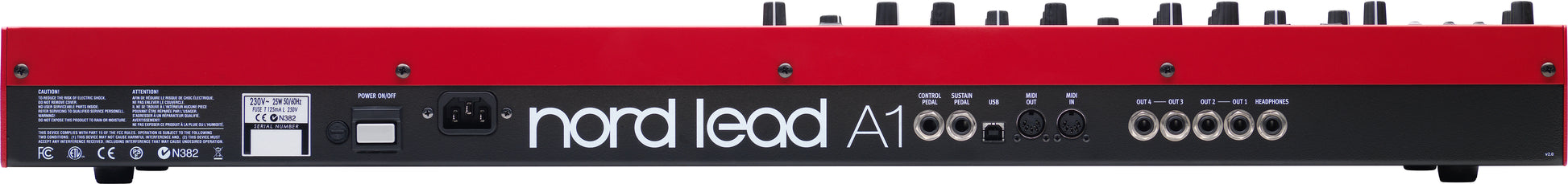 Nord Lead A1 rear view