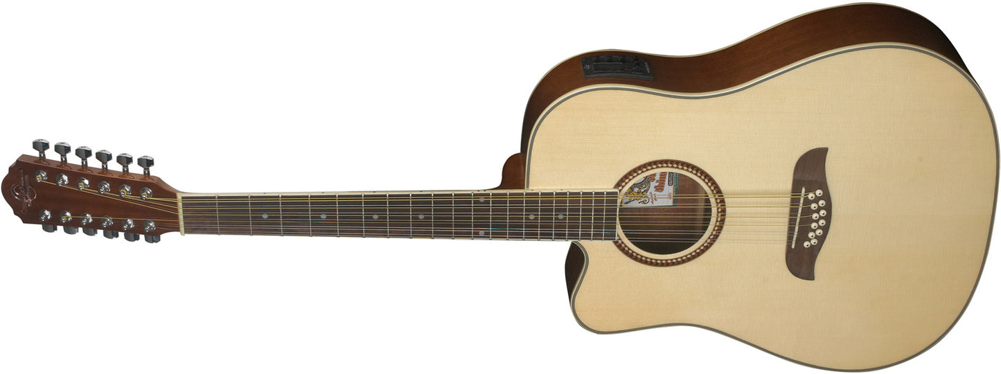 Oscar Schmidt OD312CE 12-String Acoustic-Electric Dreadnought