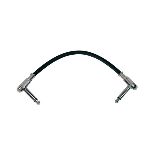 On-Stage 6" Patch Cable w/ Pancake Connectors (Black)