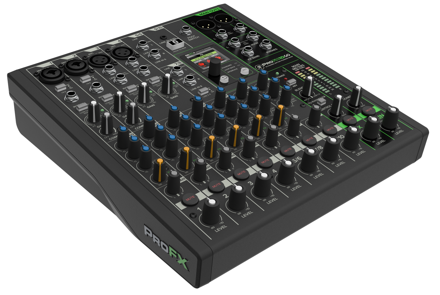 Mackie PROFX10-GO 10 Channel Battery Powered Digital Mixer