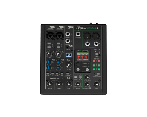Mackie PROFX6-V3-PLUS 6 Channel Analog Mixer