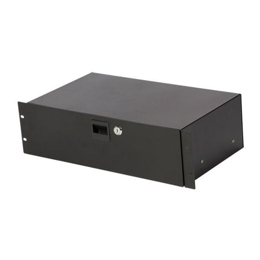 On-Stage 3U Locking Rack Drawer (Shallow)