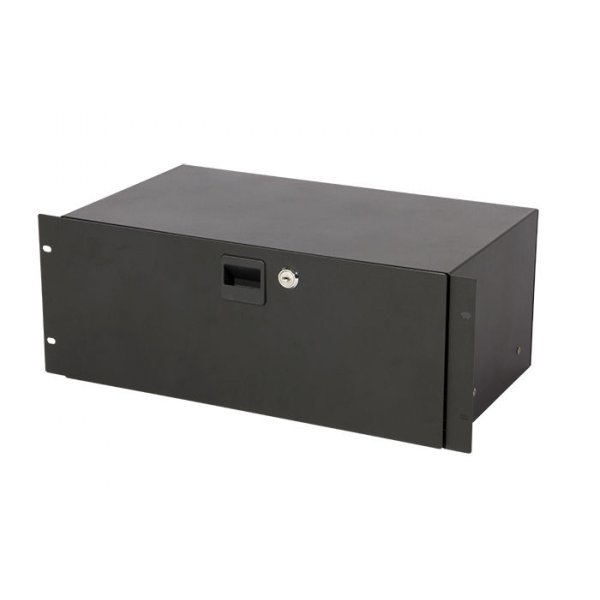On-Stage 4U Locking Rack Drawer (Shallow)