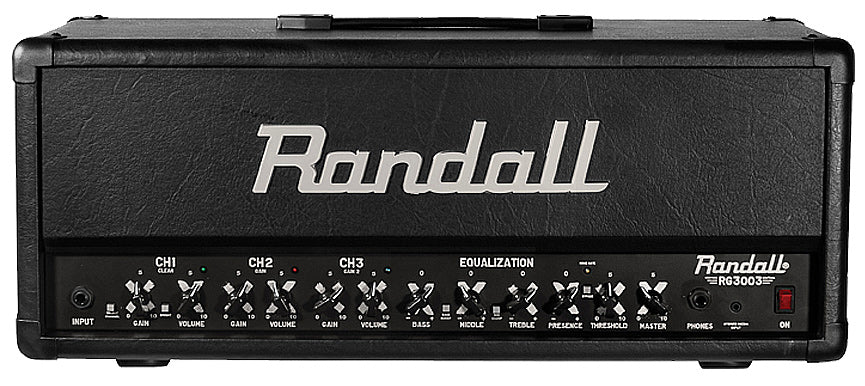 Randall RG3003H 300W Solid-State High-Gain Amplifier Head