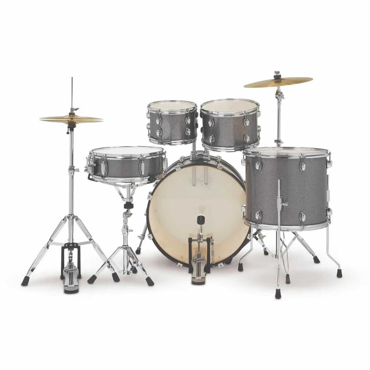 Gretsch Renegade 5-Piece Complete Drum Set in Grey Sparkle, view 7