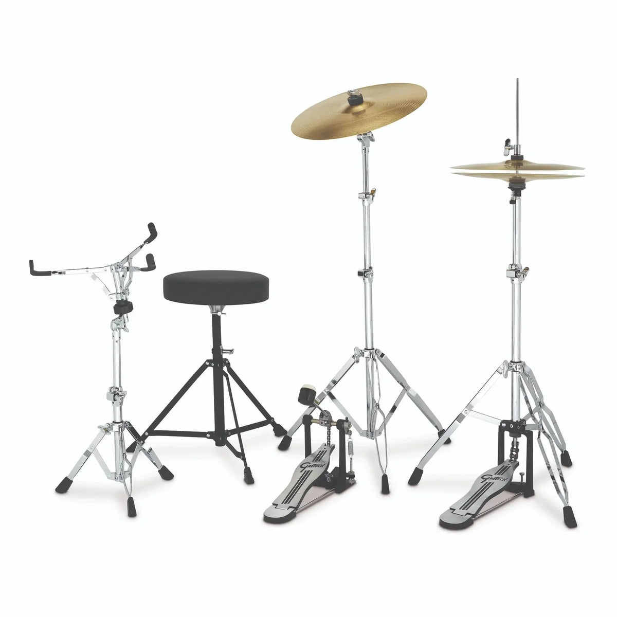 Gretsch Renegade 5-Piece Complete Drum Set in Grey Sparkle, view 2