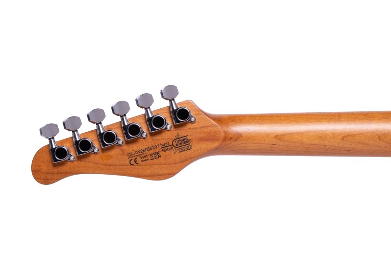 Washburn Sonamaster Elite headstock back with tuners