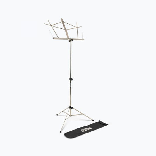 On-Stage Compact Sheet Music Stand with Bag (Nickel)