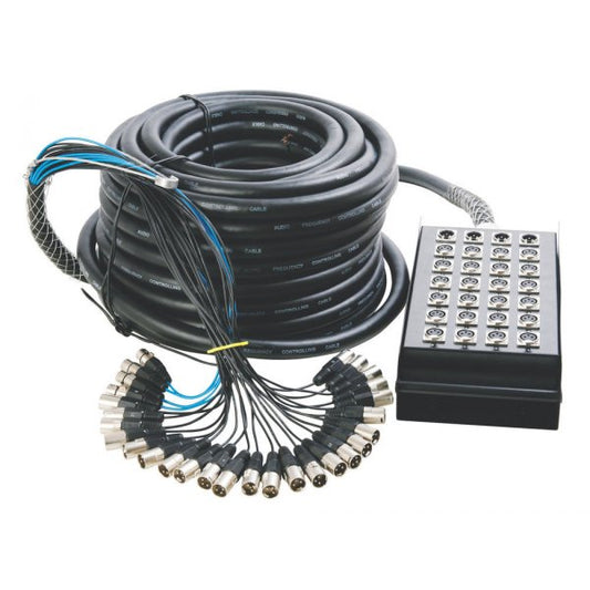On-Stage 100' 24-Channel/4-Return Stage Snake