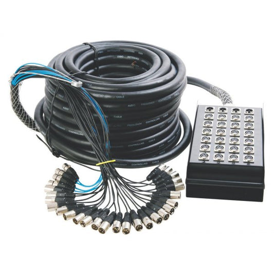 On-Stage 50' 24-Channel/4-Return Stage Snake