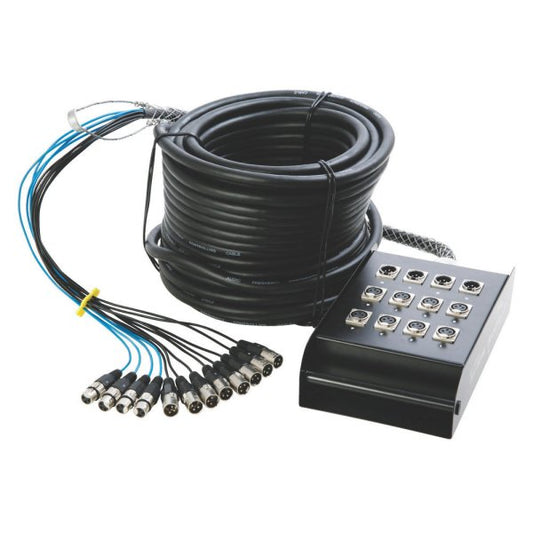 On-Stage 100' 8-Channel/4-Return Stage Snake
