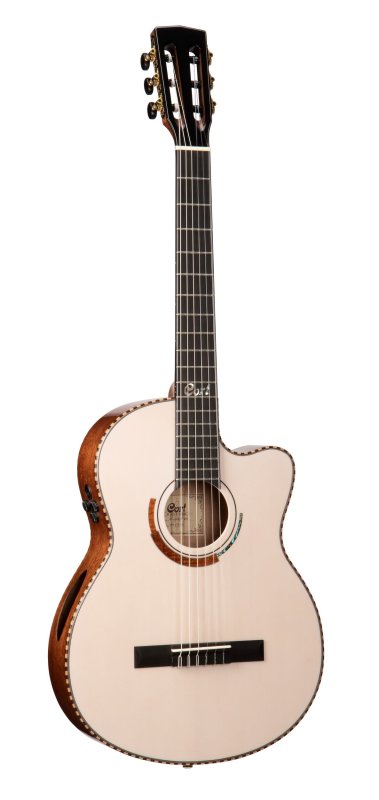 Cort Sol Encanto Classical Acoustic-Electric Classical Guitar Natural - front view