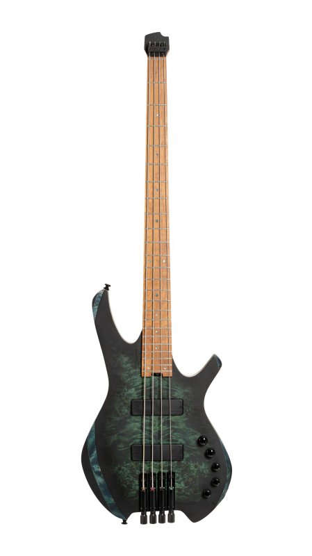 Cort Space 4 Bass Star Dust Green - front view