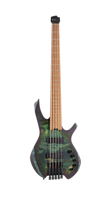 Cort Space 5 5-String Bass Star Dust Green - front view