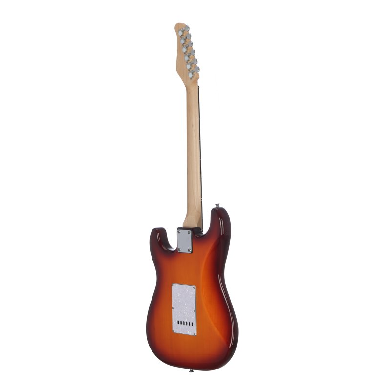 Washburn Sonamaster electric guitar, Tobacco Sunburst, back view