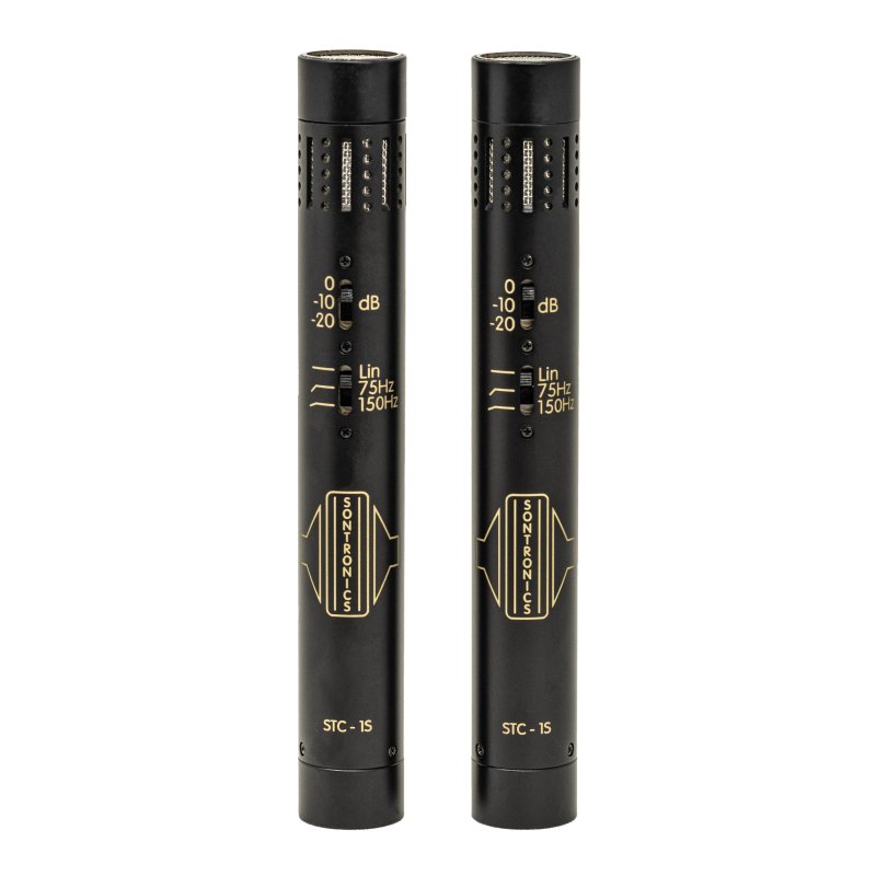 Sontronics STC-1 Matched Stereo Pair of Small-Diaphragm Condensers - Black