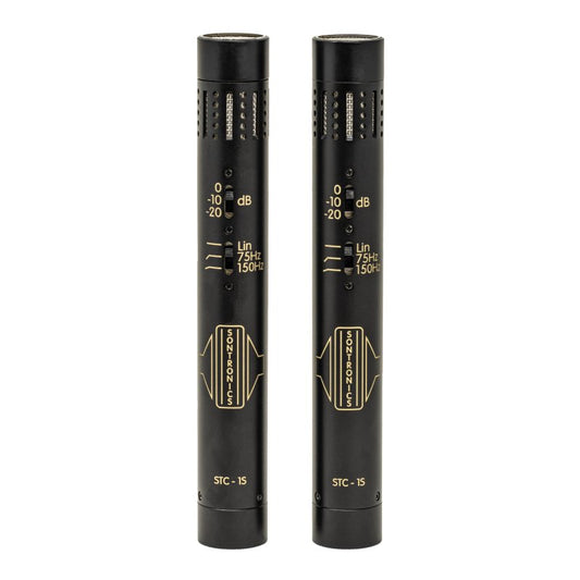 Sontronics STC-1 Matched Stereo Pair of Small-Diaphragm Condensers - Black