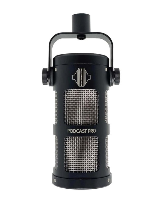 Sontronics Podcast Pro Dynamic Supercardioid Broadcast Microphone - Black