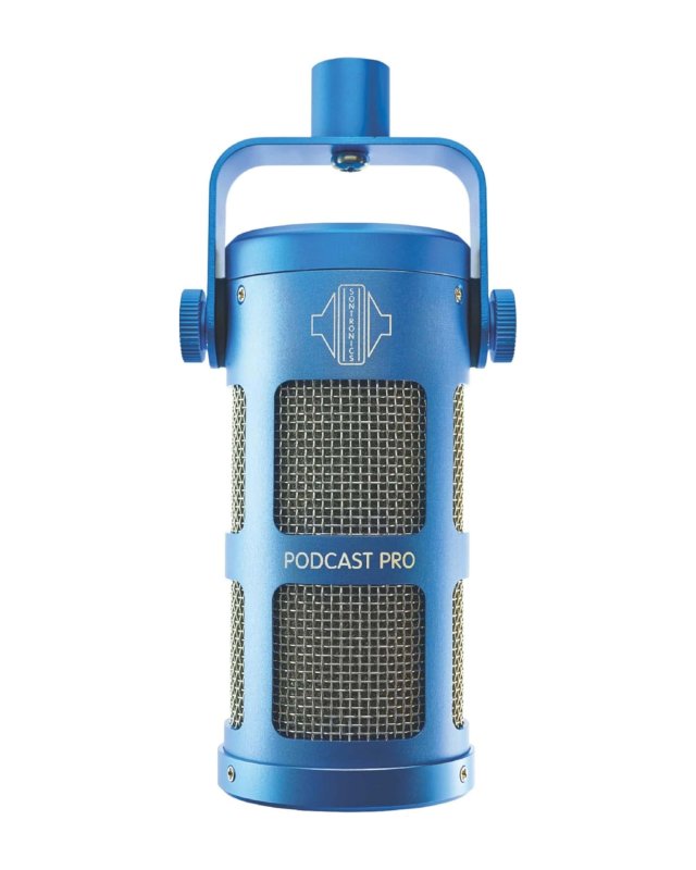 Sontronics Podcast Pro Dynamic Supercardioid Broadcast Microphone - Blue