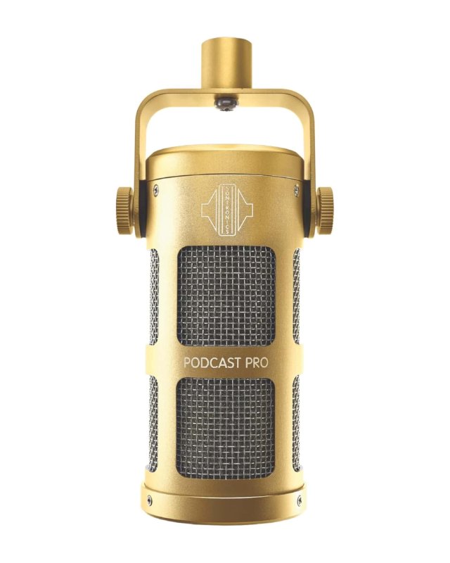 Sontronics Podcast Pro Dynamic Supercardioid Broadcast Microphone - Gold