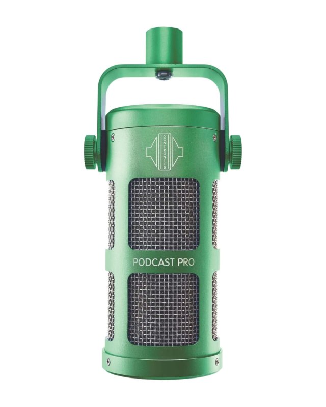 Sontronics Podcast Pro Dynamic Supercardioid Broadcast Microphone - Green