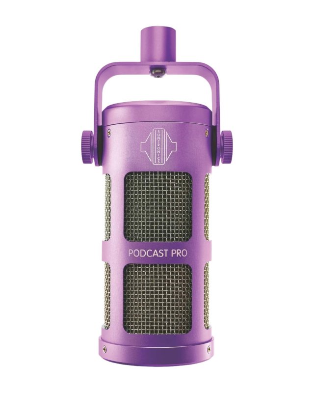 Sontronics Podcast Pro Dynamic Supercardioid Broadcast Microphone - Purple