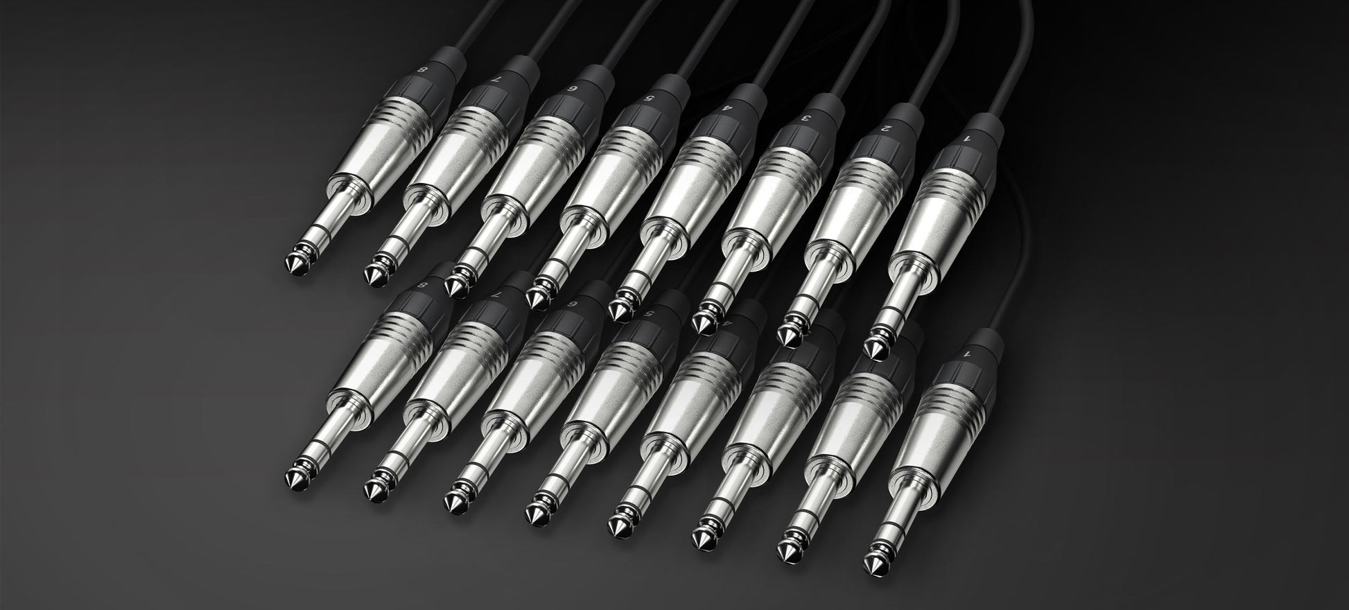 ALVA analog multicore cable, 8 x TRS to 8 x TRS