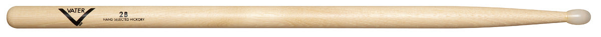 Vater 2B with Nylon Tip Hickory Drumsticks