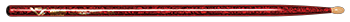Vater Color Wrap 5A Red Sparkle Drumsticks