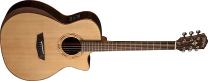 Washburn WCG20SCE Comfort Grand Auditorium Cutaway Acoustic-Electric