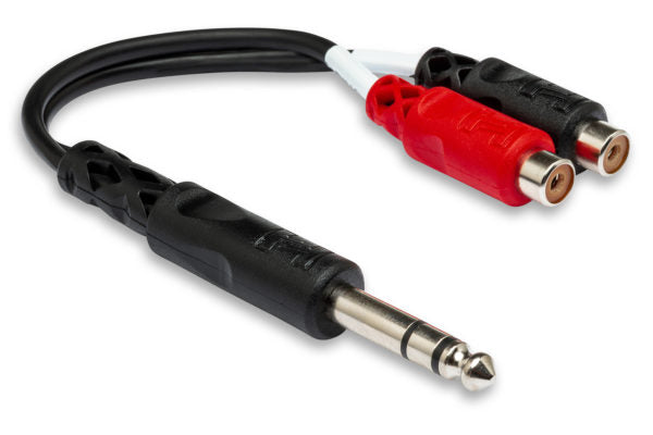 Stereo Breakout, 1/4 in TRS to Dual RCA