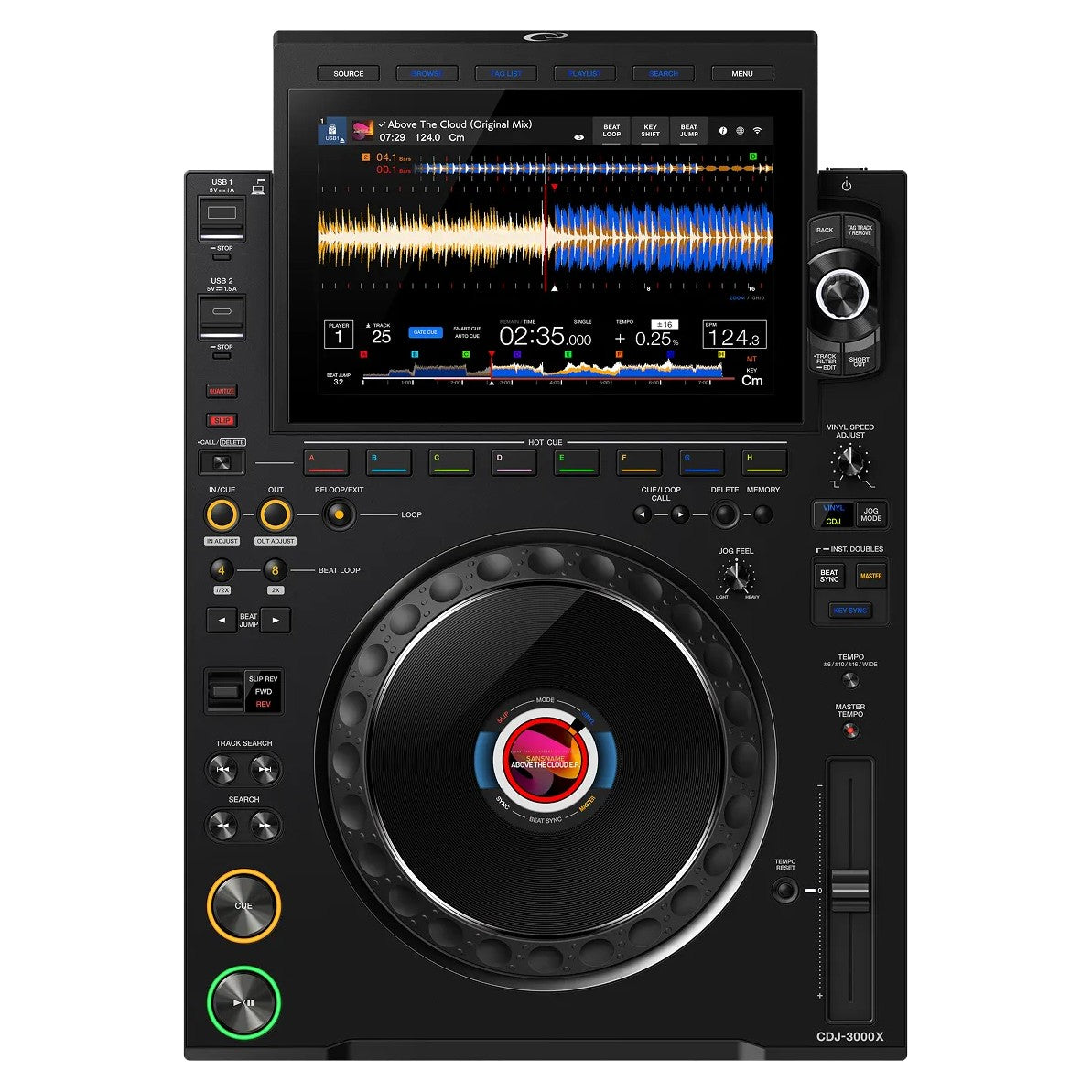 AlphaTheta CDJ-3000X Professional DJ Multi Player, view 1