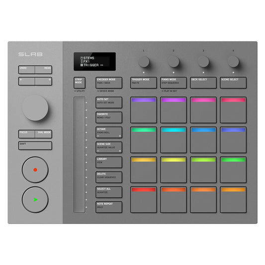 AlphaTheta SLAB MIDI Pad Controller for Serato Studio, view 1
