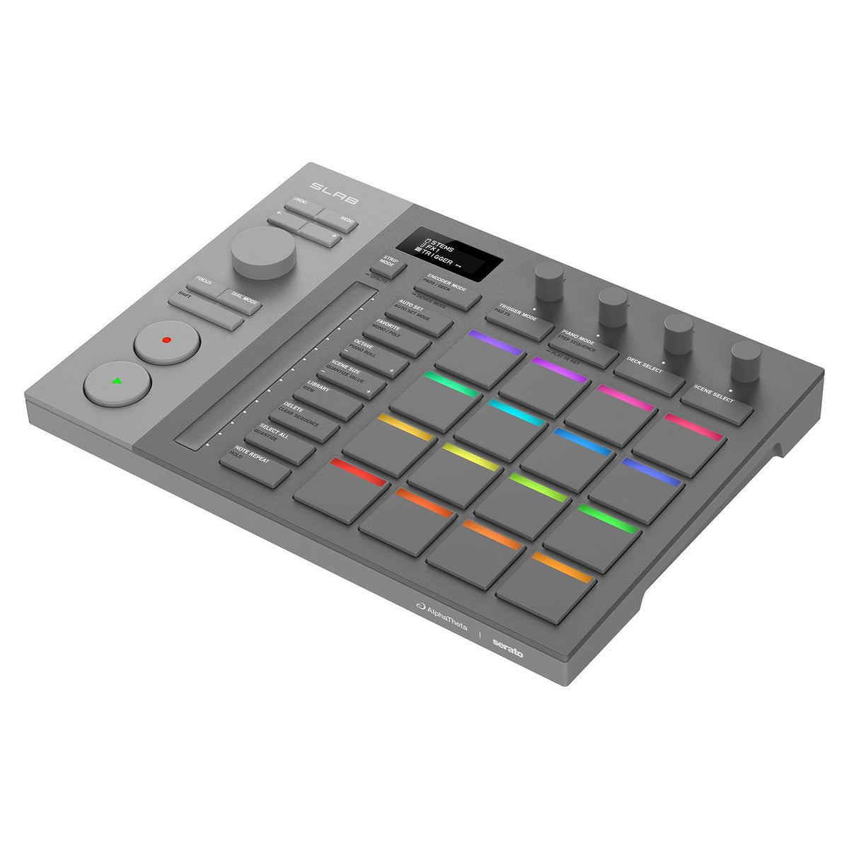 AlphaTheta SLAB MIDI Pad Controller for Serato Studio, view 2