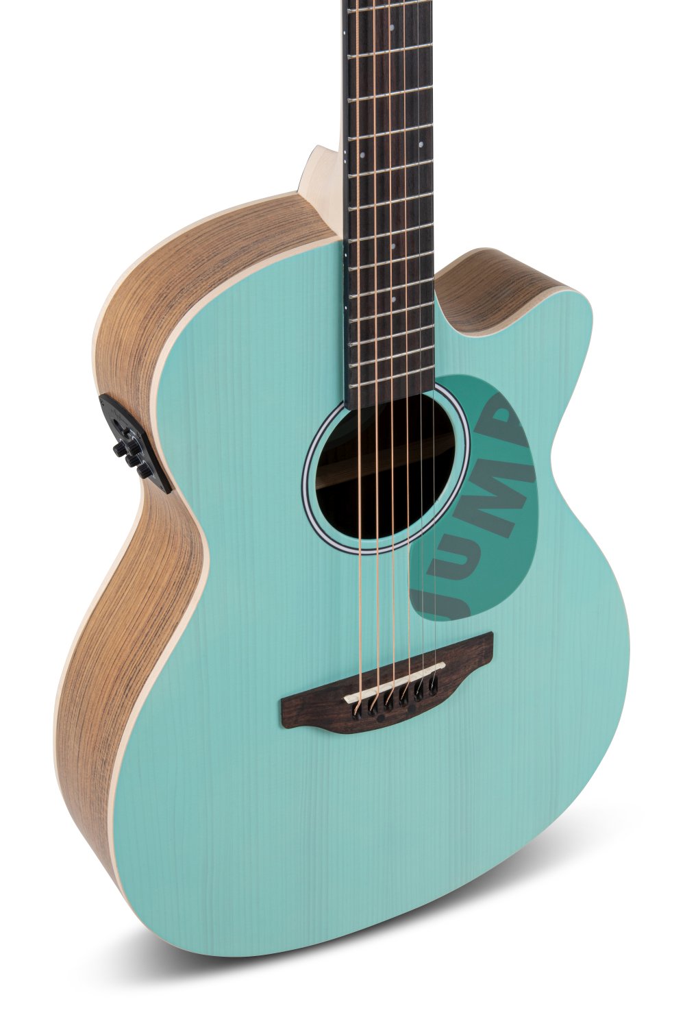 Applause Jump OM Cutway Electric, Celeste - view 4